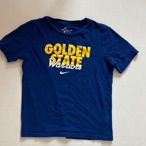 Nike Kids Blue Golden State Warriors Tee